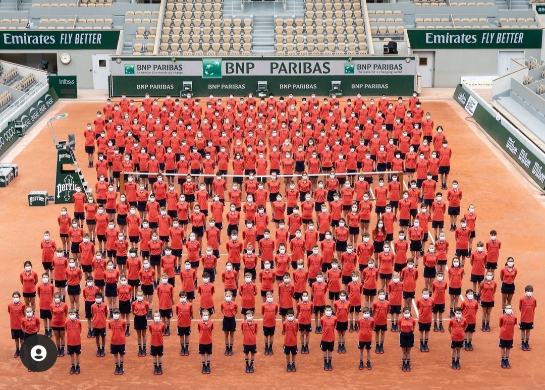 Les ramasseurs de balles à Roland Garros 2021